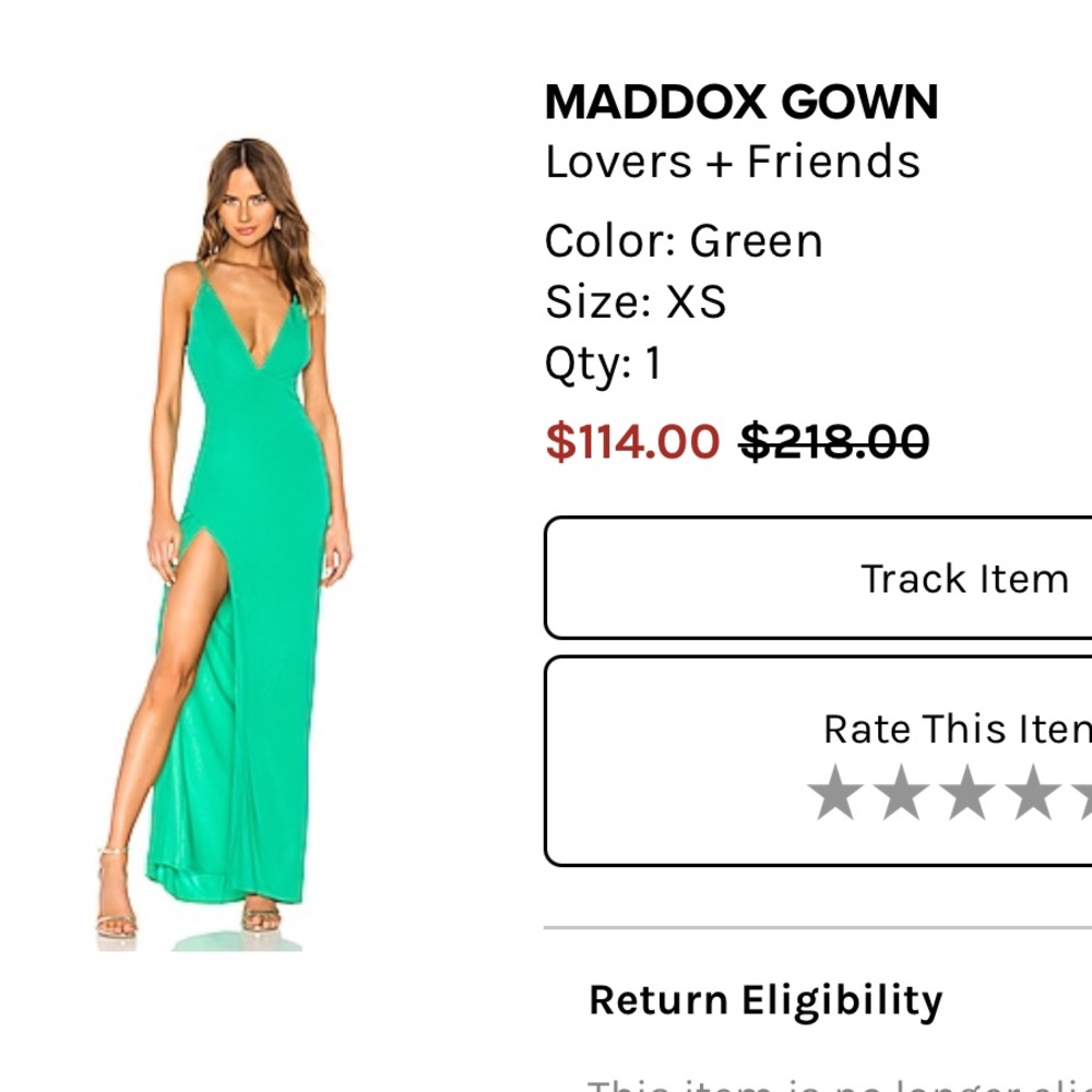 Lovers + Friends Maddox Gown